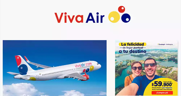 哥伦比亚愉快航空 Viva Air 启用新LOGO，四个字母三个回旋镖！